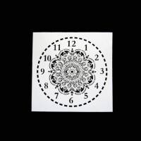 Schablone die Uhr Zifferblatt Ornament DIY Malerei Handwerk Projekte Bild 1