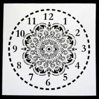Schablone die Uhr Zifferblatt Ornament DIY Malerei Handwerk Projekte Bild 2