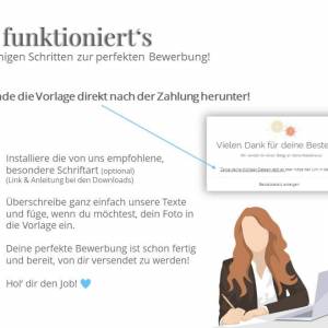 Bewerbungsvorlage deutsch | Word & Pages | Professionelle Bewerbung | Lebenslauf, Anschreiben, Deckblatt Bild 6