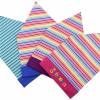 Kopftuch mit Namen gestreift lila für Mädchen Sonnenschutz - Babymütze Kinderkopftuch Babys Kleinkinder Bild 2