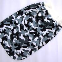 Babys 0-6 Monate Strampelsack Pucksack Schlafsack Camouflage weiß grau schwarz Tarnfleck Jerseyschlafsack Mädchen Jungs Bild 1