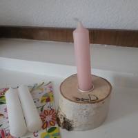 Kleiner Kerzenständer " Birkenstämmchen" Bild 4