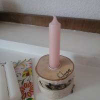 Kleiner Kerzenständer " Birkenstämmchen" Bild 5