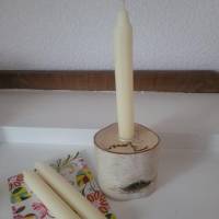 Kerzenständer " Birkenstämmchen" Bild 2