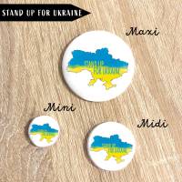 Charity Button Stand up for Ukraine Bild 2