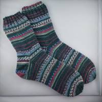 Socken Größe 42/43, handgestrickt, Socken für Damen und Herren Bild 3