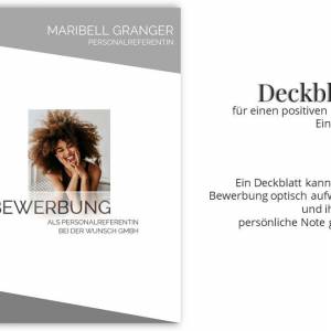 Kreative Bewerbungsvorlage deutsch | Vorlage Lebenslauf modern, Anschreiben, Deckblatt | Word & Pages Bild 3