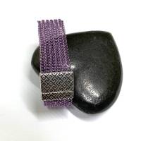 Drahtgestricktes Armband, lilac Bild 3