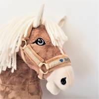 Halfter Hobby Horse Glitzer gold personalisierbar Bild 2