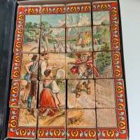 Antikes Würfelpuzzle Bilderwürfel - Klötze mit Märchenmotiven Bild 5