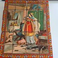 Antikes Würfelpuzzle Bilderwürfel - Klötze mit Märchenmotiven Bild 6