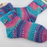 Socken Größe 36/37, Unikat, handgestrickt, Stricksocken für warme Füße Bild 8
