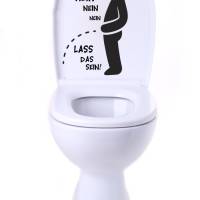 Toiletten Deckel Aufkleber-Sticker-Tür-Fun-WC-Bad-Toilette-Cartoon Aufkleber Bild 3