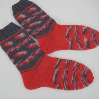 Handgestrickte Socken Damensocken Größe 36/37 Bild 1