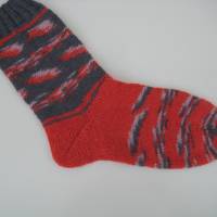 Handgestrickte Socken Damensocken Größe 36/37 Bild 2