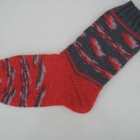 Handgestrickte Socken Damensocken Größe 36/37 Bild 3