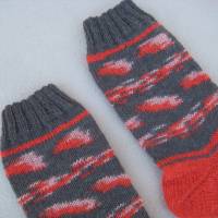 Handgestrickte Socken Damensocken Größe 36/37 Bild 6