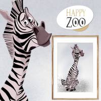 Kinder Bilder [6er Set, A3] Zoo Tiere Afrika Poster Deko Bild 7