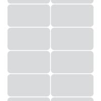 12 Heftaufkleber | Weißer Hai - Schulaufkleber zum selbstbeschriften - 4,4 x 8,4 cm Bild 2