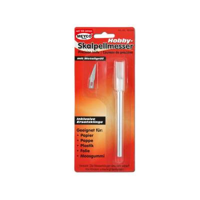 Skalpellmesser mit Metallgriff + Ersatzklinge