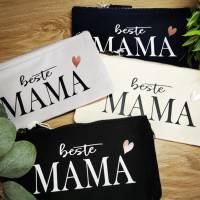 "beste Mama" Baumwoll-Tasche, versch. Farben Bild 1