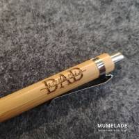 Bambus-Kuli mit "DAD ich liebe dich" Bild 2