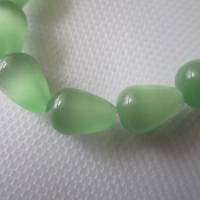 8x Cateye Perlen in Tropfenform 14 mm x 10 mm 5 Farben zur Auswahl Bild 4