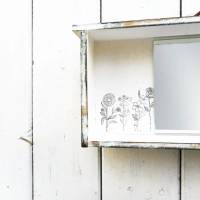 Wandspiegel "Schublade" Landhausdeko länglich Bild 2