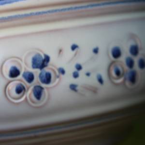 Keramik Henkelkorb Körbchen Keramikkörbchen Henkelschale Konfektschale Pflanztopf 80er 90er Jahre Vintage Bild 8