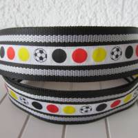 Koffergurt - Kofferband - Fußball Deutschland - schwarz Bild 2