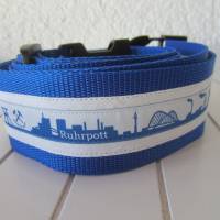 Koffergurt - Kofferband - Ruhrpott - blau weiß Bild 1