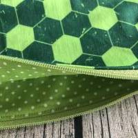 tolles Schlampermäppchen - Federmäppchen Waben grün  - Einschulung - Bild 2