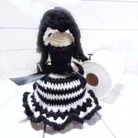 Gothic Lolita, gehäkelter Klorollenhut, Puppe Bild 4