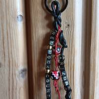 Schlüsselanhänger in Schwarz-Rot mit Mottomit Motto - Arizona - Red Rock Country! Bild 1
