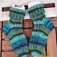 Handgestrickte Socken für Kinder Gr. 26/27 Bild 1