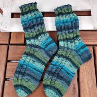 Handgestrickte Socken für Kinder Gr. 26/27 Bild 3