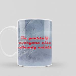 Kaffeetasse mit Schneeleopard, Spruchtasse als Geschenk, Geschenkidee für jeden Anlass, spülmaschinenfeste Tasse Bild 4