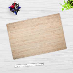 Schreibtischunterlage – Holzoptik hellbraun – 60 x 40 cm – Schreibunterlage für Kinder aus erstklassigem Premium Vinyl – Bild 3