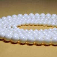 Porzellan Perlen 10 mm ein Strang Bild 1