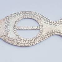 Halstuchhalter aus 925er Silber in Fisch-Form Bild 1
