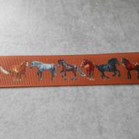 Pferd, Pferde, Hengst, Ripsband, Band 22 mm  Borte Bild 4
