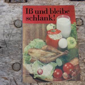 Zeitschrift " Iß und bleibe schlank" Verlag für die Frau Leipzig 1985 DDR Bild 1