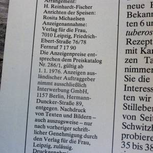 Zeitschrift "Aus der Schale geplaudert" Verlag für die Frau Leipzig 1984 DDR Bild 5