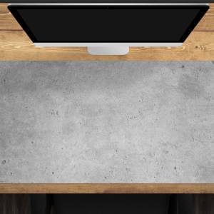 Schreibtischunterlage XXL – Betonoptik grau – 100 x 50 cm – Schreibunterlage für Kinder aus erstklassigem Premium Vinyl Bild 1