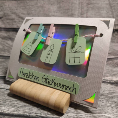 Wäscheleine - Eine Karte mit vielen Möglichkeiten