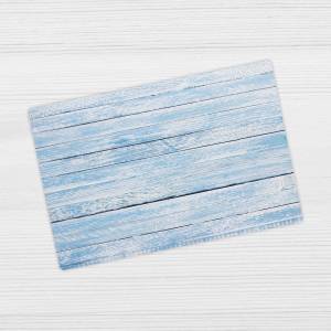 Schreibtischunterlage – Blaue Holzbretter im Vintage-Look – 60 x 40 cm – Schreibunterlage für Kinder aus Premium Vinyl – Bild 4