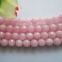 facettierte Rosenquarz Perlen 8 mm ein Strang Bild 1