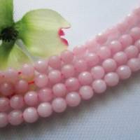 facettierte Rosenquarz Perlen 8 mm ein Strang Bild 3