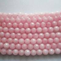 facettierte Rosenquarz Perlen 8 mm ein Strang Bild 4