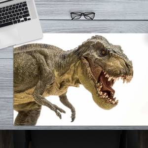 Schreibtischunterlage Kinder – Dinosaurier Tyrannosaurus – 60 x 40 cm – Schreibunterlage abwischbar aus Premium Vinyl – Bild 1